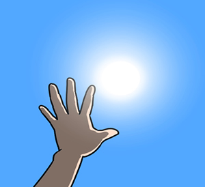 紫外線から守る